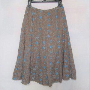 Metro 7 Women Full Long Skirt, Embroidered & Sequin Design